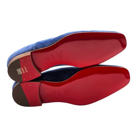 Christian Louboutin Alpha Male Oxford Suede Shoes - Blue EU 45.5 / US 12.5 $995 main image 6